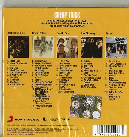 Original Album Classics 2 - CD Audio di Cheap Trick - 2