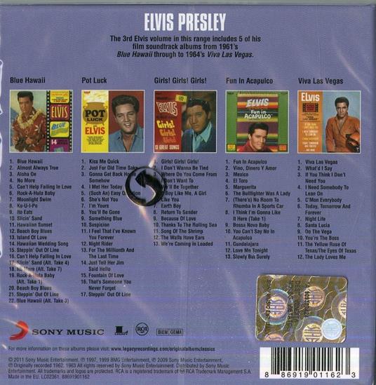 Original Album Classics - CD Audio di Elvis Presley - 2