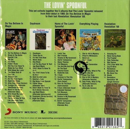 Original Album Classics - CD Audio di Lovin' Spoonful - 2