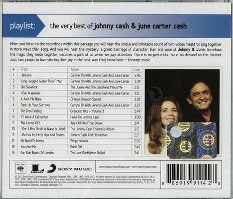 Playlist. The Very Best of Johnny Cash and June Carter Cash - CD Audio di Johnny Cash,June Carter Cash - 2