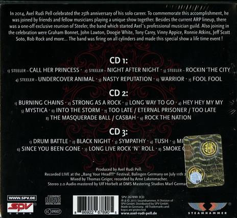 Magic Moments. 25th Anniversary (Digipack) - CD Audio di Axel Rudi Pell - 2