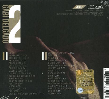 2 - CD Audio di Gabi Delgado - 2