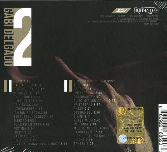 2 - CD Audio di Gabi Delgado - 2