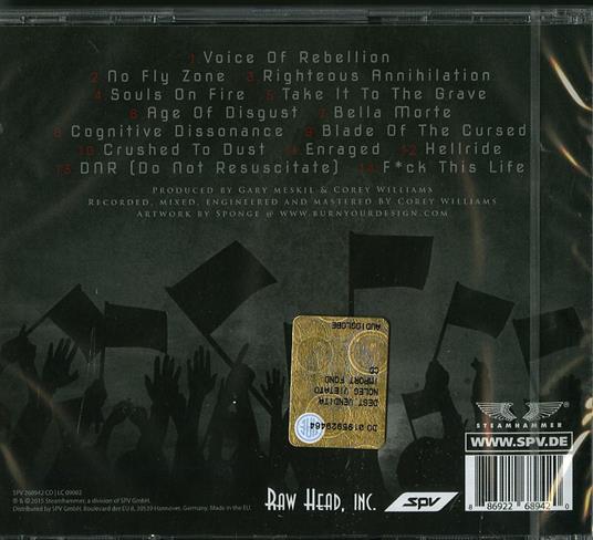 Voice of Rebellion - CD Audio di Pro-Pain