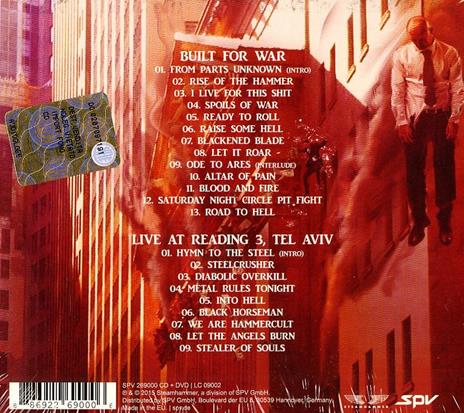 Built for War (Digipack) - CD Audio + DVD di Hammercult - 2