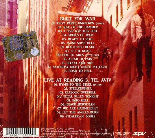 Built for War (Digipack) - CD Audio + DVD di Hammercult - 2
