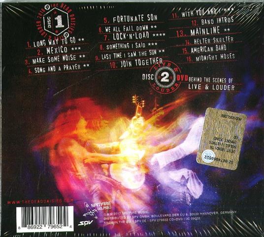 Live & Louder (Digipack) - CD Audio + DVD di Dead Daisies - 2