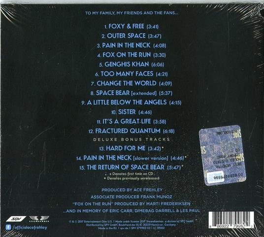 Anomaly (Deluxe Edition) - CD Audio di Ace Frehley - 2