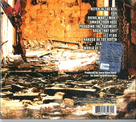 Pounding the Pavement (Digipack Limited Edition + Bonus Track) - CD Audio di Anvil - 2