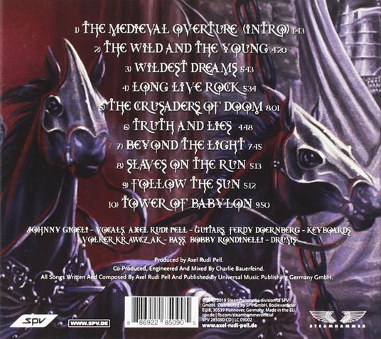 Knights Call (Digipack Limited Edition) - CD Audio di Axel Rudi Pell - 2
