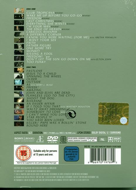 George Michael. Twenty Five (2 DVD) - DVD di George Michael - 2