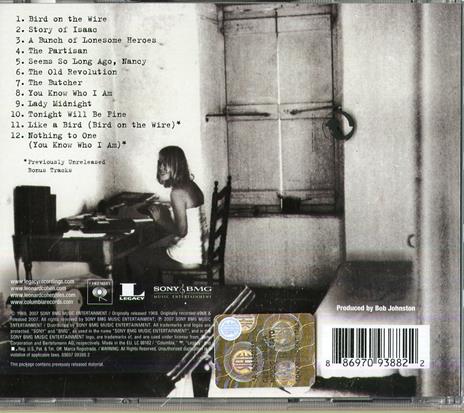 Songs from a Room - CD Audio di Leonard Cohen - 2