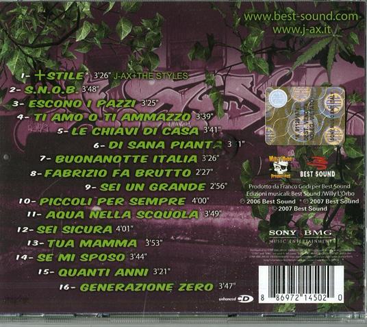 Di sana pianta (Repackaging) - CD Audio di J-Ax - 2