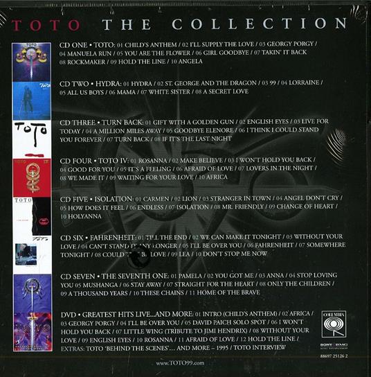 The Collection - CD Audio + DVD di Toto - 2