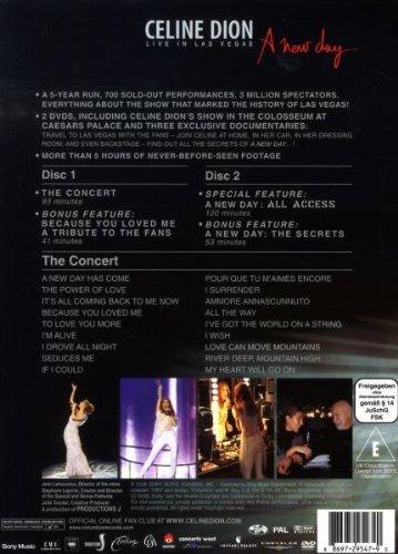 Celine Dion. Live in Las Vegas. A New Day (2 DVD) - DVD di Céline Dion - 2