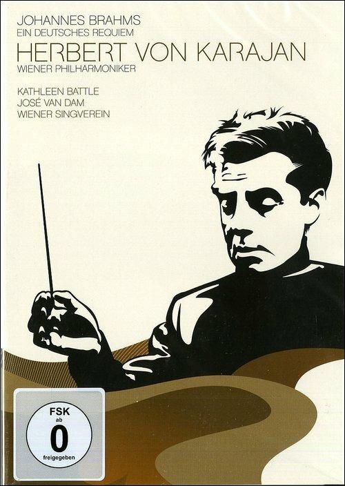 Johannes Brahms. Ein Deutsches Requiem (DVD) - DVD di Johannes Brahms,Herbert Von Karajan,Wiener Philharmoniker