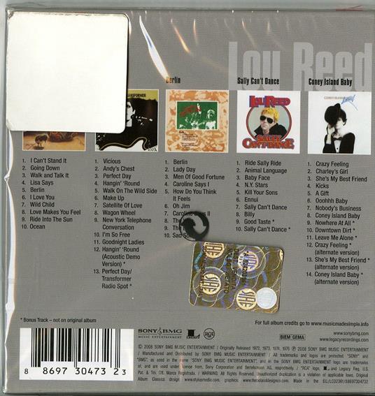Original Album Classics - CD Audio di Lou Reed - 2