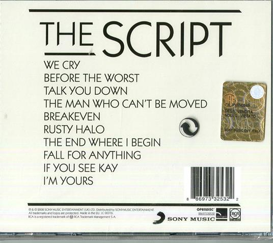 The Script - CD Audio di Script - 2