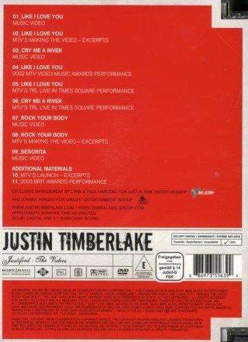 Justin Timberlake. Justified. The Videos (DVD) - DVD di Justin Timberlake - 2