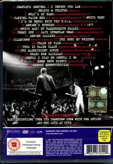The Clash. Live. Revolution Rock (DVD) - DVD di Clash - 2