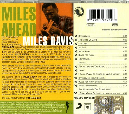 Miles Ahead - CD Audio di Miles Davis - 2