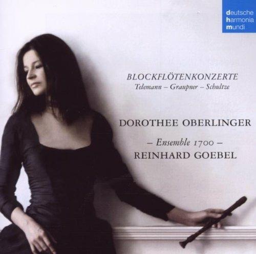 Concerti per flauto a becco - CD Audio di Georg Philipp Telemann,Johann Christoph Graupner,Johann Christoph Schultze,Reinhard Goebel,Dorothee Oberlinger,Ensemble 1700
