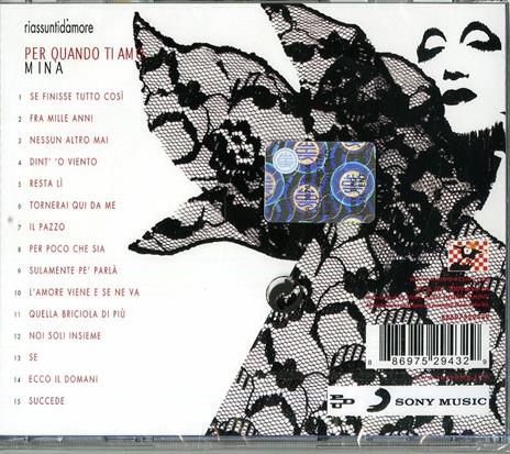 Per quando ti amo (Collana Riassunti d'Amore) - CD Audio di Mina - 2