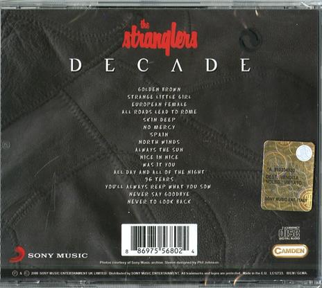 Decade. The Best of 1981-1990 - CD Audio di Stranglers - 2