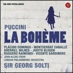 La Bohème - CD Audio di Montserrat Caballé,Placido Domingo,Ruggiero Raimondi,Sherrill Milnes,Judith Blegen,Giacomo Puccini,Georg Solti,London Philharmonic Orchestra,London Symphony Orchestra