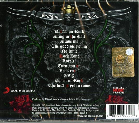 Sting in the Tail - CD Audio di Scorpions - 2