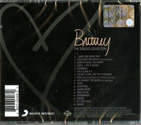The Singles Collection - CD Audio di Britney Spears - 2