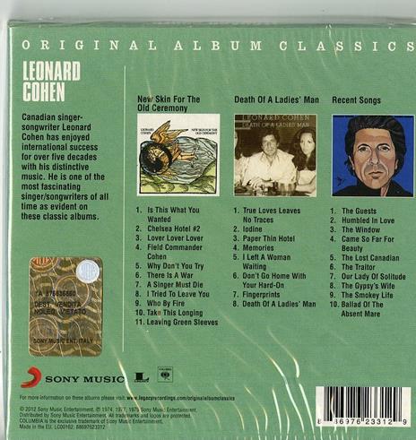 Original Album Classics - CD Audio di Leonard Cohen - 2
