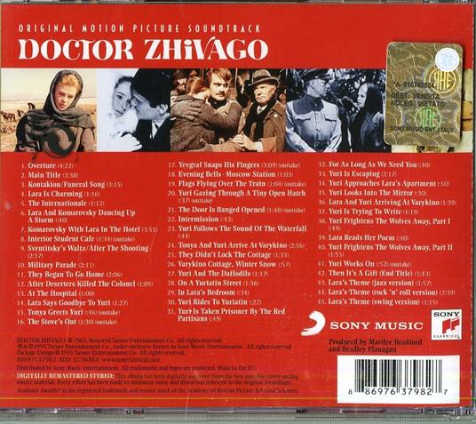 Il Dottor Zivago (Colonna sonora) - CD Audio di Maurice Jarre - 2