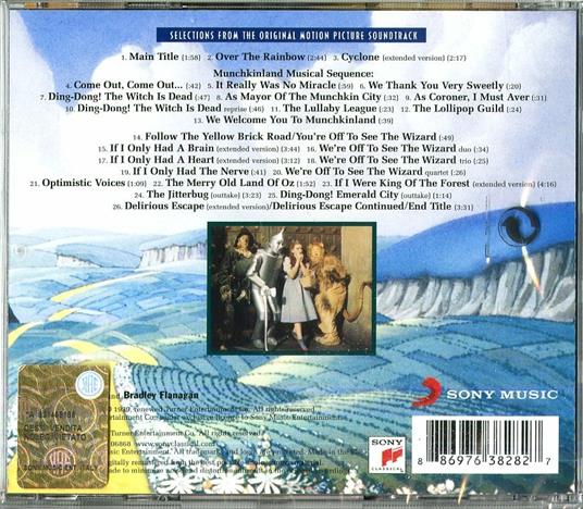Il Mago di Oz (The Wizard of Oz) (Colonna sonora) - CD Audio di Harold Arlen - 2