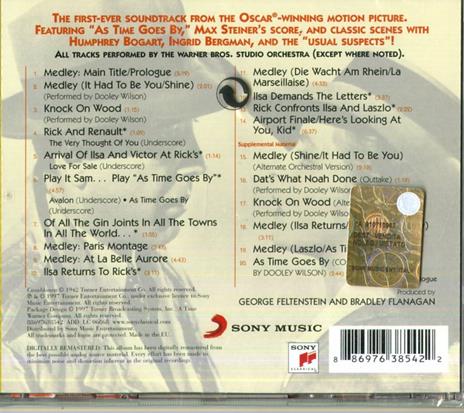 Casablanca (Colonna sonora) - CD Audio di Max Steiner - 2