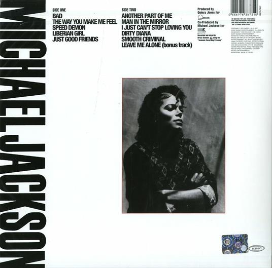 Bad - Vinile LP di Michael Jackson - 2