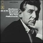 Sinfonie n.5, n.7 - CD Audio di Ludwig van Beethoven,Leonard Bernstein,New York Philharmonic Orchestra