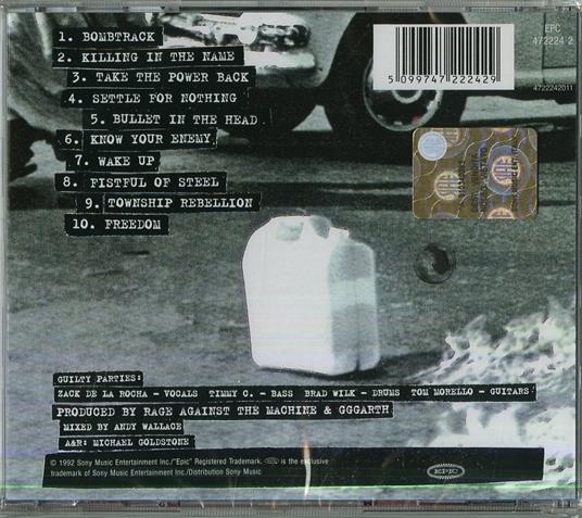 The Battle of Los Angeles - Renegades - CD Audio di Rage Against the Machine - 2