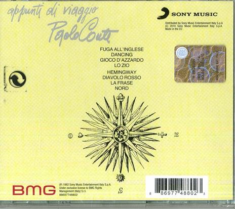 Appunti di viaggio - CD Audio di Paolo Conte - 2