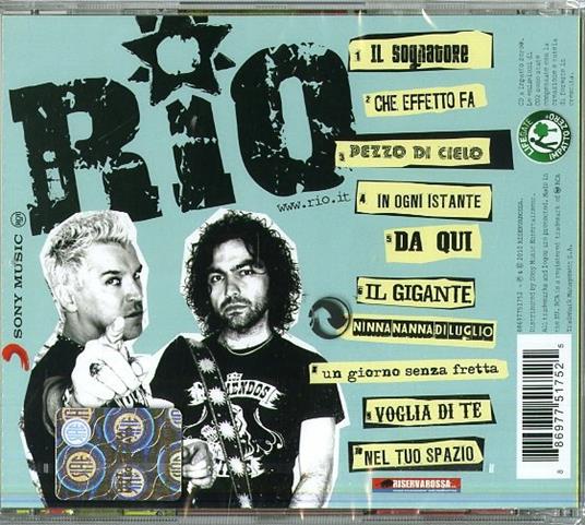 Il sognatore - CD Audio di Rio - 2