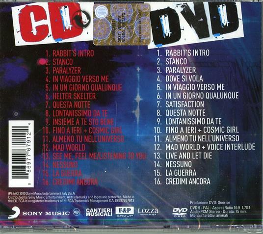 Re matto live - CD Audio + DVD di Marco Mengoni - 2