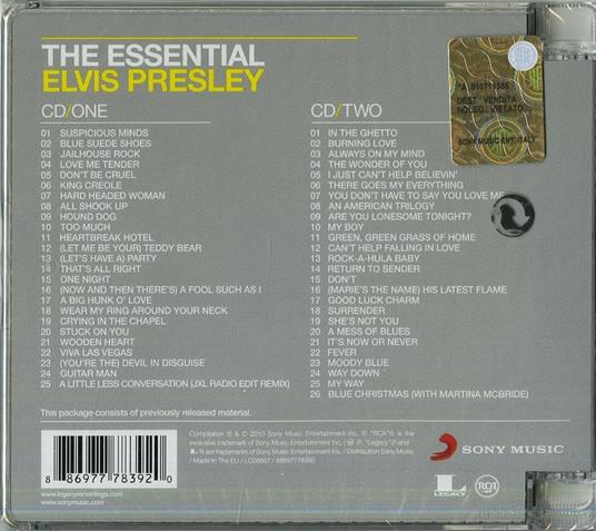The Essential Elvis Presley - CD Audio di Elvis Presley - 2