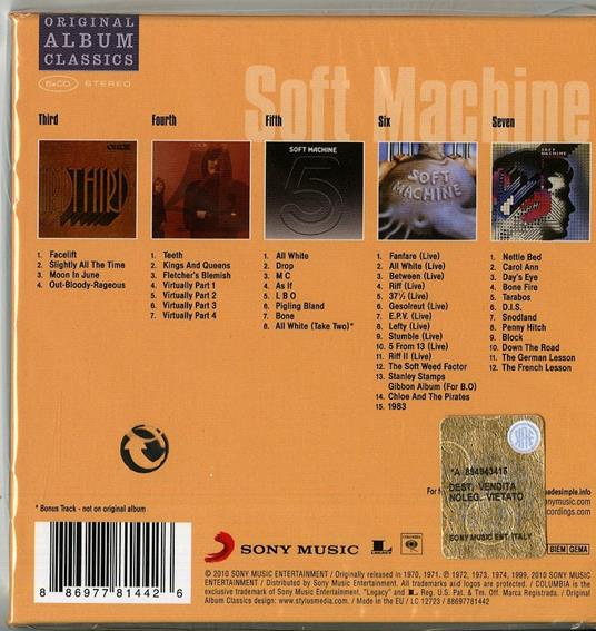 Original Album Classics - CD Audio di Soft Machine - 2