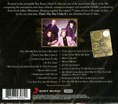 That's the Way I Like it - CD Audio di Dead or Alive - 3