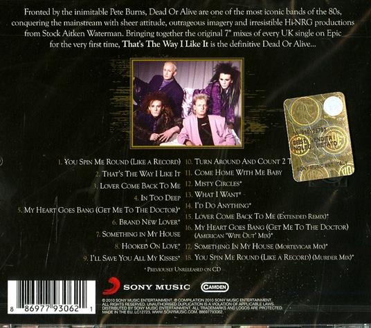 That's the Way I Like it - CD Audio di Dead or Alive - 3
