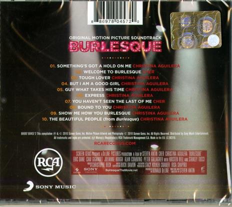 Burlesque (Colonna sonora) - CD Audio di Christina Aguilera,Cher - 2