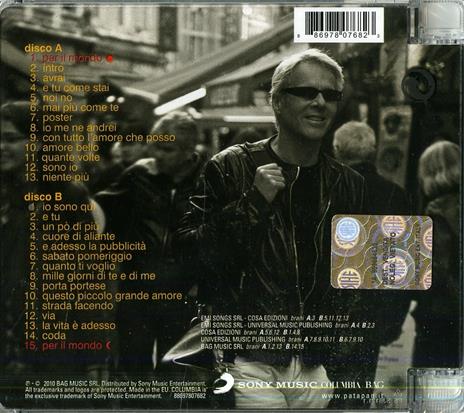 Per il mondo. World Tour 2010 - CD Audio di Claudio Baglioni - 2