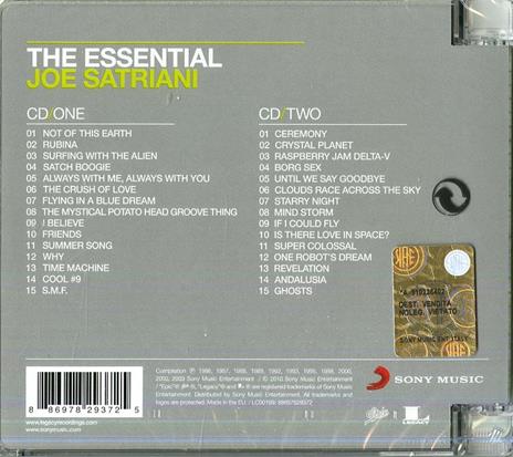 The Essential Joe Satriani - CD Audio di Joe Satriani - 2