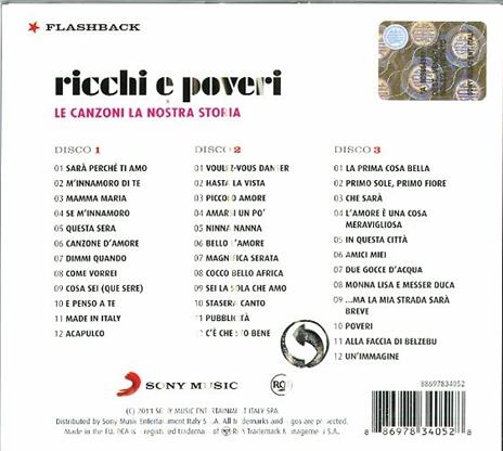 Le canzoni la nostra storia - CD Audio di Ricchi e Poveri - 2