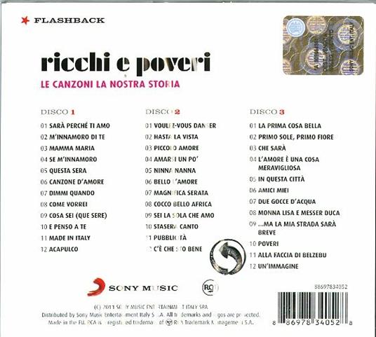 Le canzoni la nostra storia - CD Audio di Ricchi e Poveri - 2
